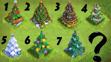 clash of clans christmas trees|clash of clans rarest obstacles.